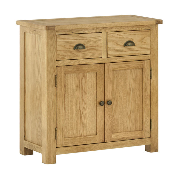 Portland Oak 2 Door 2 Drawer Sideboard