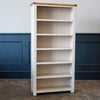 Portland Oak & Stone Painted Large Bookcase