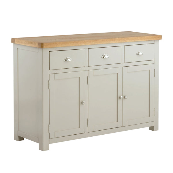 Portland Oak & Stone Painted Large Sideboard