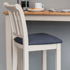 Portland Oak & Stone Painted Bar Stool