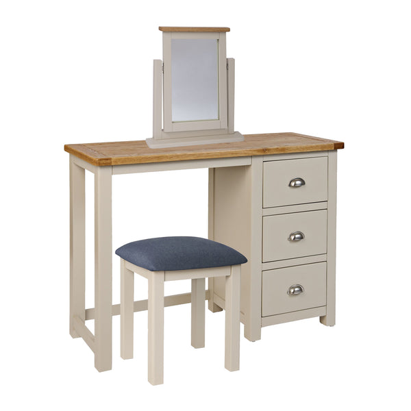 Portland Oak & Stone Painted Dressing Table Set Package