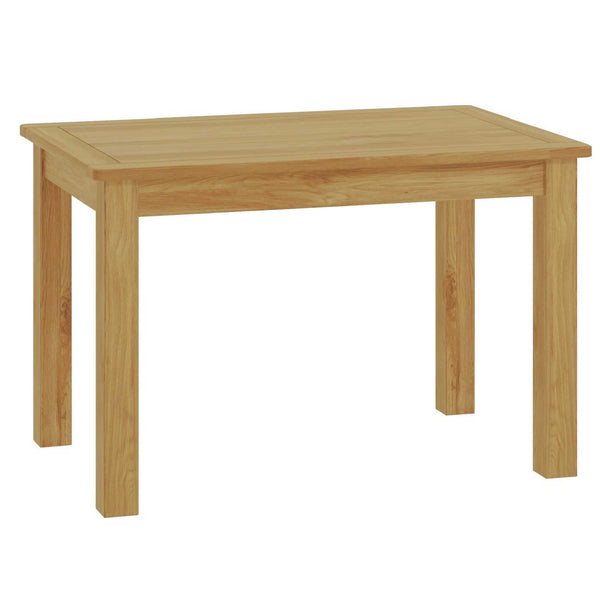 Portland Oak 1.2m Fixed Dining Table