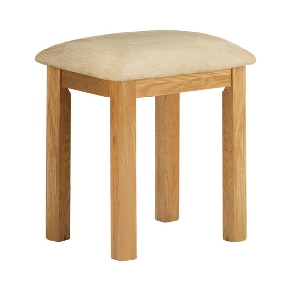 Portland Oak Dressing Table Stool