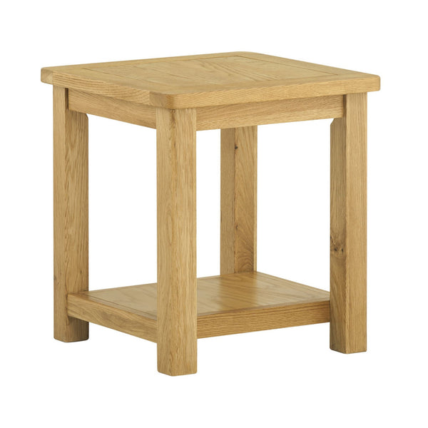 Portland Oak Lamp Table