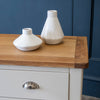 Portland Oak & Stone Painted Large Sideboard