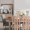 Portland Oak & Stone Painted Extending Dining Table