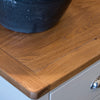 Portland Oak & Stone Painted 2 Drawer Coffee Table