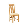 Portland Oak Dining Chair with Padded Seat