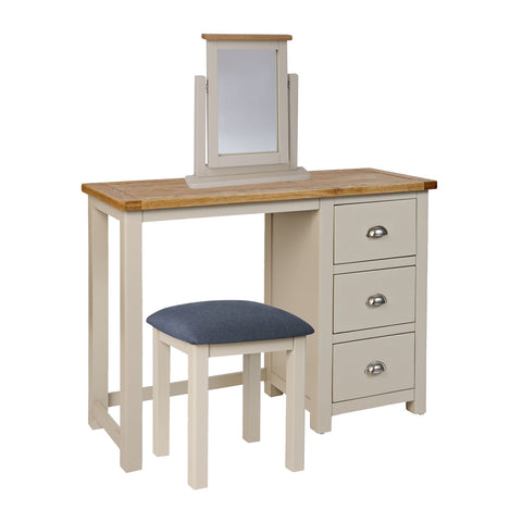 Cream oak discount dressing table