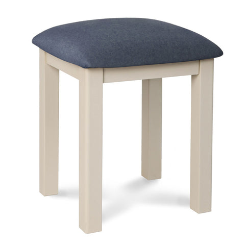 Portland Oak & Stone Painted Dressing Table Stool