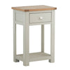 Portland Oak & Stone Painted 1 Drawer Console Table