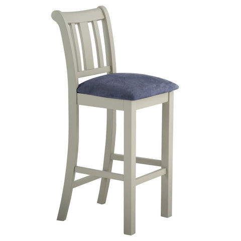 Portland Oak & Stone Painted Bar Stool