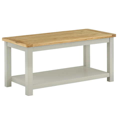 Portland Oak & Stone Painted Coffee Table